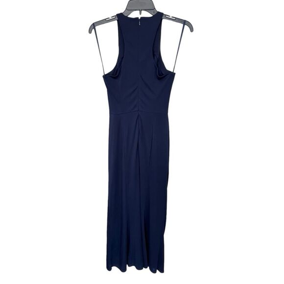 NWT Cinq A Sept | Lezlie Stretch Jersey Sleeveless Midnight Blue Midi Dress 2 - Picture 5 of 13